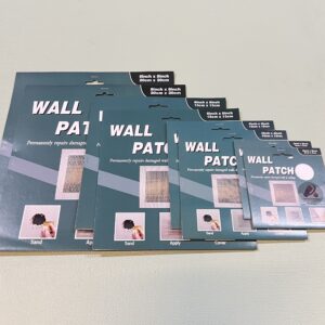 AustralianPDS Wall Patch Value Pack – 8 PCS Self-Adhesive Drywall Repair Kit (2×20cm, 2×15cm, 2×10cm, 2×5cm)